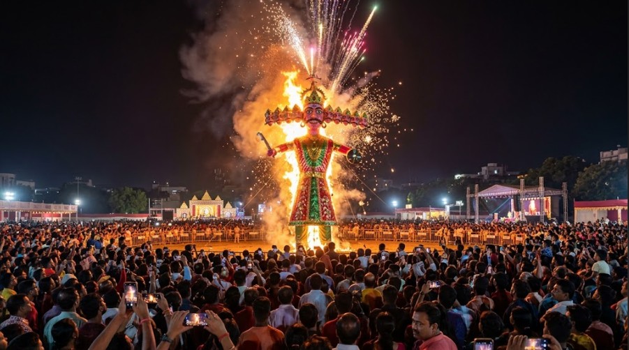 Vijayadashami Celebrated Across Odisha; Ravan Dahan Planned At Nine Locations In Bhubaneswar